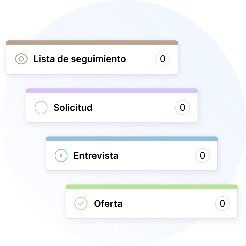 Administra tus candidaturas en pocos clics