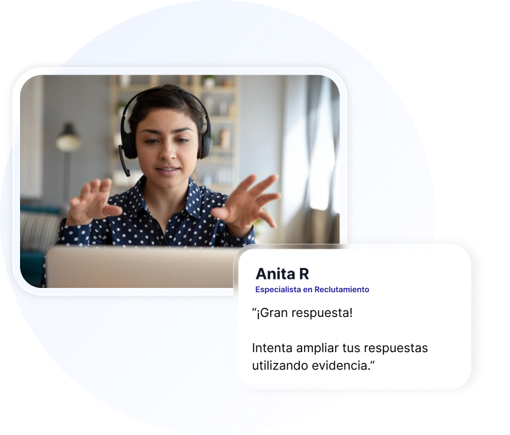 Una entrevista simulada adaptada a ti