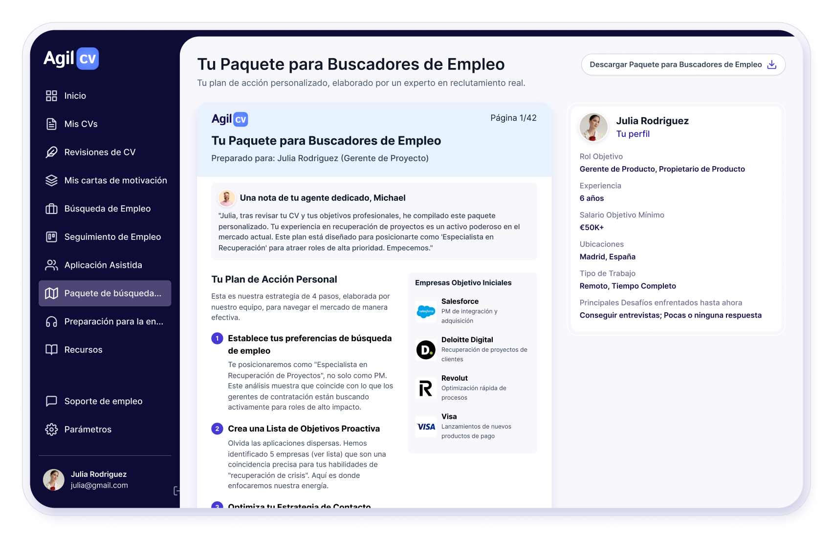 Tu <span class="hero-title-span">hoja de ruta</span> para conseguir un empleo